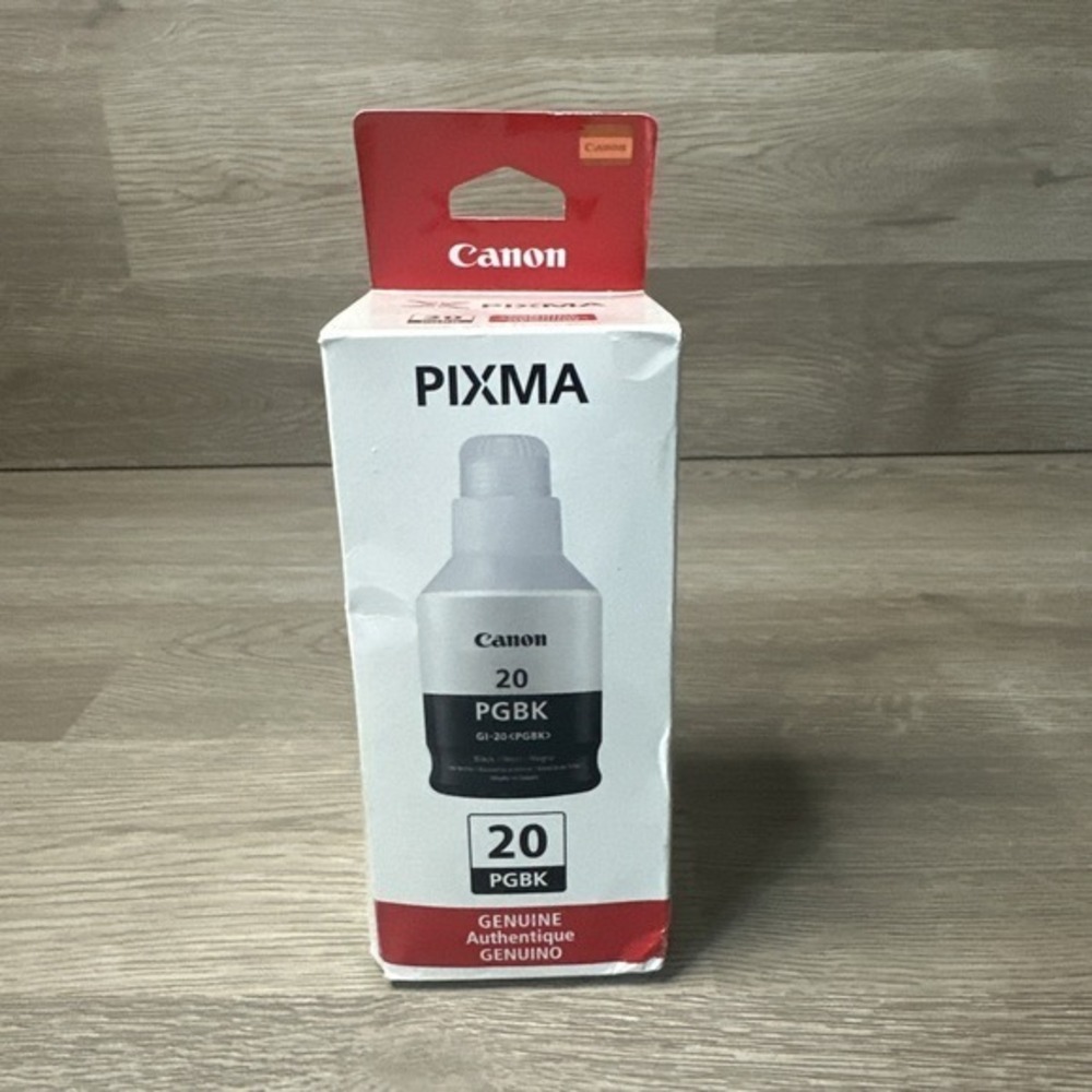 Genuine‎ Canon GI-20 Black Bottled Ink 3383C001 170ml MegaTank G5020 G6020 G7020